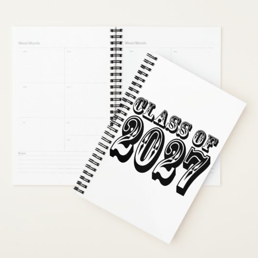 Klassieke eindexamenklas van 2027 planner (Display)
