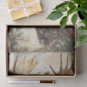Klassieke Eland Kerst Winter Verouderde Decoupage Tissuepapier (Geschenk)
