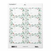 Klassieke Elegance Gift Label Labels (Full Sheet)