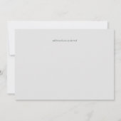 Klassieke Elegance White Script Save the Date Budg (Achterkant)