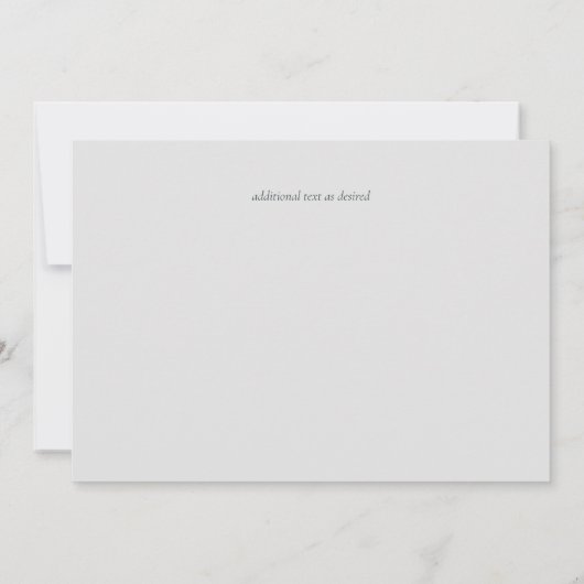 Klassieke Elegance White Script Save the Date Budg (Achterkant)