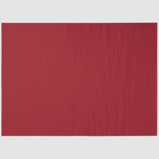 Klassieke Elegant Bold Plain Red Tissuepapier (Voorkant)
