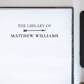 Klassieke Elegant De Bibliotheek van Aangepaste Na Zelfinktende Stempel