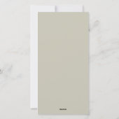 Klassieke Elegant Floral Eid Kaart | Palestina (Achterkant)