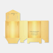 Klassieke Elegant Gold Bedankt voor je huwelijk Bedankdoosjes (Uitgevouwen)