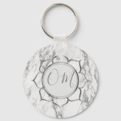 Klassieke Elegant Marble OM Sleutelhanger (Achterkant)