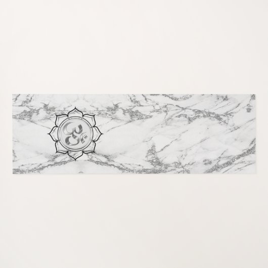 Klassieke Elegant Marble OM Yogamat (Achterkant (horizontaal))