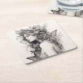 Klassieke Elegant Script Wedding Rehearsal Dinner Kartonnen Onderzetters (Schuin)