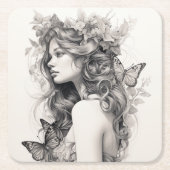 Klassieke Elegant Script Wedding Rehearsal Dinner Kartonnen Onderzetters (Voorkant)