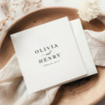 Klassieke Elegant Script Wedding Rehearsal Dinner Servet<br><div class="desc">Klassieke Elegant Script Wedding Rehearsal Dinner Napkins. Creëer een prachtig samenhangend verloving,  een repetitief diner of een bruiloft met bijpassende papierproducten!</div>