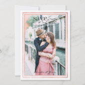 Klassieke Elegant Sophisticated Photo Couple Weddi (Voorkant)