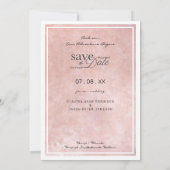 Klassieke Elegant Sophisticated Photo Couple Weddi (Achterkant)