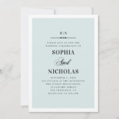 Klassieke elegante blauwe traditionele nautische b kaart (Voorkant)