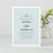 Klassieke elegante blauwe traditionele nautische b kaart (Staand voorkant)