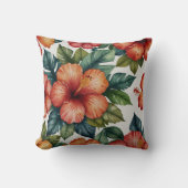 Klassieke Elegante Bloemenkussen Kussen (Voorkant)