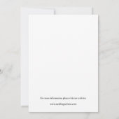 Klassieke elegante bold Script Photo Collage Save The Date (Achterkant)