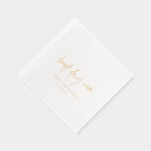 Klassieke elegante bruiloft folie servetten (Rechts)