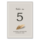 Klassieke & Elegante Bruiloft Kaart (Voorkant)