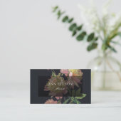 Klassieke elegante Florist Visitekaartje (Staand voorkant)