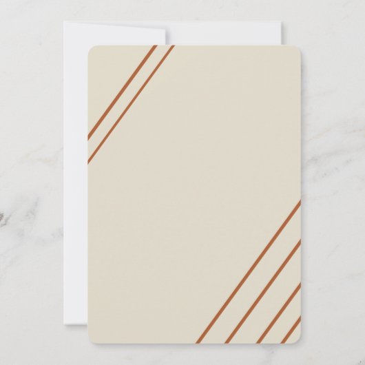 Klassieke & Elegante Geavanceerde RSVP Kaart (Achterkant)