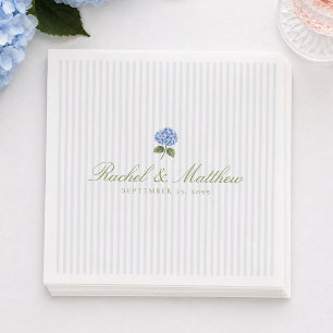 Klassieke Elegante Hortensia Huwelijksservetten Servet