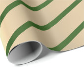Klassieke elegante kerstgouden streep cadeaupapier (Rol Hoek)