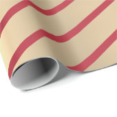 Klassieke elegante kerstgouden streep cadeaupapier (Rol Hoek)