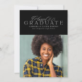 Klassieke elegante Klasse van 2025 afstuderen Aankondiging (Voorkant)