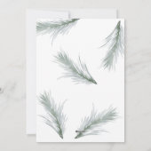 Klassieke Elegante Minimale NAAM Kerstfoto Feestdagenkaart (Achterkant)