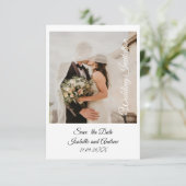 Klassieke Elegante Minimalistische Eenvoudige Mode Bedankkaart (Staand voorkant)