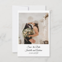 Klassieke Elegante Minimalistische Eenvoudige Mode Bedankkaart