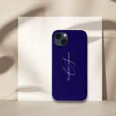 Klassieke elegante minimalistische naam aangepast Case-Mate iPhone case