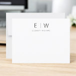 Klassieke Elegante Moderne Minimalist Bedankt<br><div class="desc">Uitdrukkelijke dankbaarheid met stijl met behulp van onze Classic Elegant Modern Minimalist Monogram Dankkaarten. Deze zorgvuldig ontworpen kaarten combineren tijdloze verfijning naadloos met hedendaags minimalisme, waardoor ze de perfecte keuze zijn om uw waardering over te brengen. Deze bedankkaarten zijn vervaardigd met precisie en aandacht voor detail en zijn meer dan...</div>