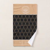 Klassieke Elegante Moderne Minimalistische Monogra Bad Handdoek (Handdoek)