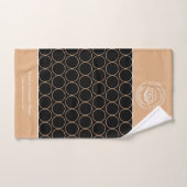 Klassieke Elegante Moderne Minimalistische Monogra Bad Handdoek (Handdoek)