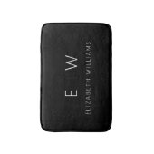 Klassieke Elegante Moderne Minimalistische Monogra Badmat (Voorkant Verticaal)