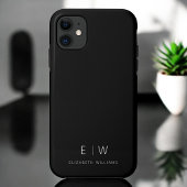 Klassieke Elegante Moderne Minimalistische Monogra Case-Mate iPhone Case