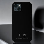 Klassieke Elegante Moderne Minimalistische Monogra Case-Mate iPhone Case<br><div class="desc">Verhoog uw smartphone met onze Classic Elegant Modern Minimalist Monogram Naam iPhone Case. Dit zorgvuldig ontworpen hoesje combineert tijdloze verfijning met hedendaags minimalisme. Het is gemaakt tot in de perfectie en beschermt niet alleen uw apparaat, maar voegt ook een vleugje gepersonaliseerde stijl toe. De opties voor monogram en naamaanpassing maken...</div>