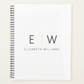 Klassieke Elegante Moderne Minimalistische Monogra Planner (Voorkant)