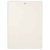 Klassieke Elegante Neutrale Minimalistische Monogr Klembord (Achterkant)