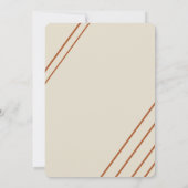 Klassieke & elegante ophisticated receptie kaart (Achterkant)