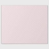 Klassieke Elegante Pastel Roze en Witte Polka Dots Cadeaupapier (Vlak)