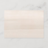 Klassieke Elegante RSVP, reactie, antwoordkaarten Informatiekaartje (Achterkant)