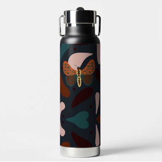 Klassieke Elegante Rustieke Boho Waterfles (Voorkant)