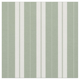Klassieke Elegante Sage Green Franse Ticking Strip Stof