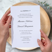 Klassieke Elegante Script Simpele Namen Moslim Huw Kaart