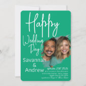 Klassieke Elegante Script trouw uitnodiging (Voorkant)