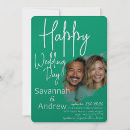 Klassieke Elegante Script trouw uitnodiging