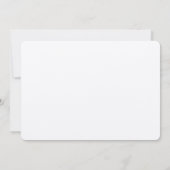 Klassieke Elegante Script trouwuitnodiging Kaart (Achterkant)