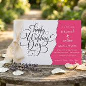 Klassieke Elegante Script trouwuitnodiging Kaart